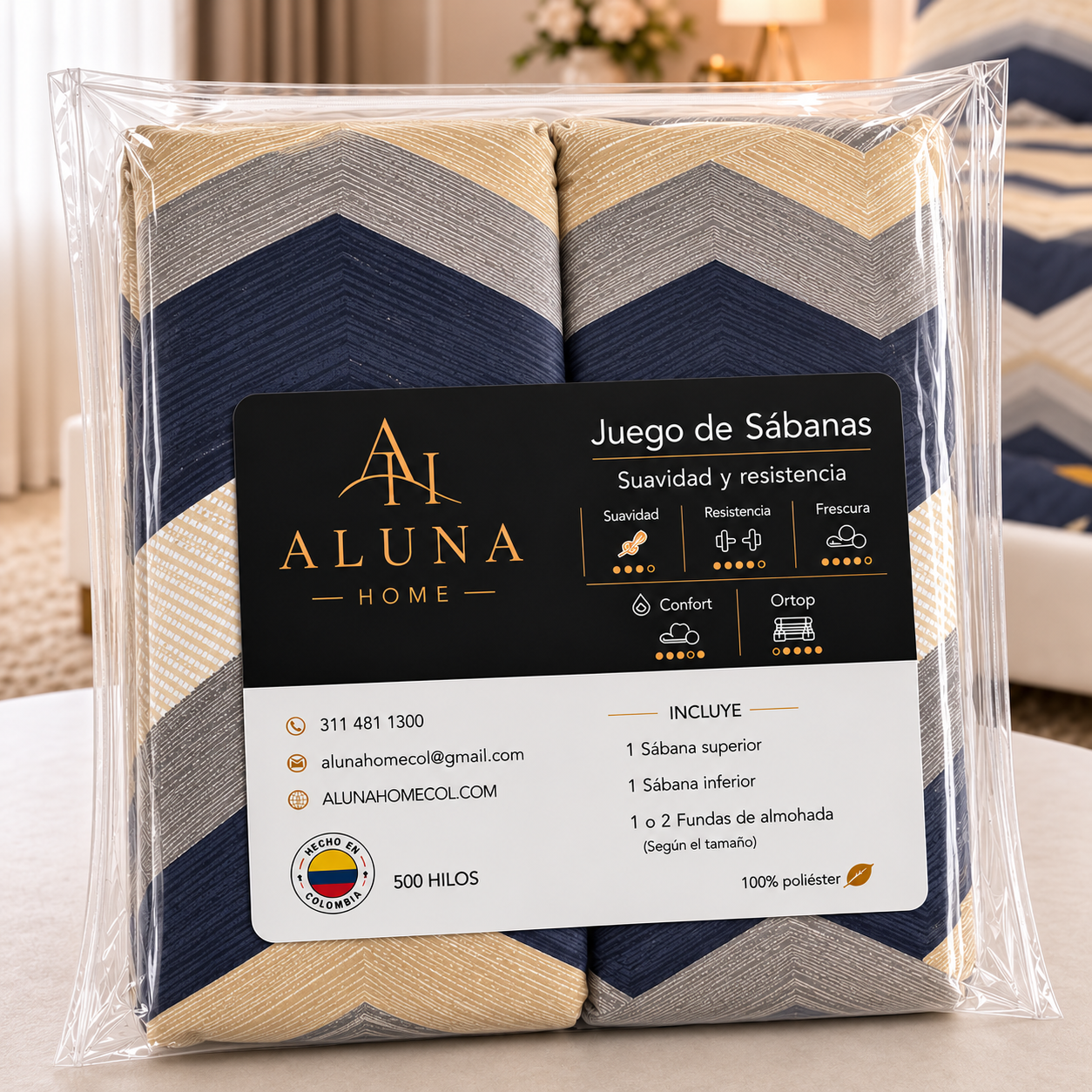 🧗🏻♀️Juego De sábanas Camino Real