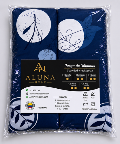 🌌Juego De Sábanas Cielo Sereno